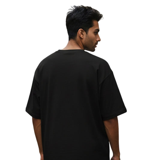 GORI PLAIN BLACK OVERSIZED TEE