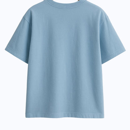 GORI PLAIN SKY BLUE OVERSIZED T-SHIRT