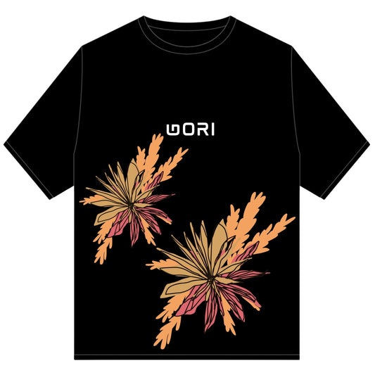 GORI NATURE FLORAL OVERSIZED TEE
